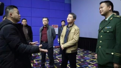 陈伟平到大埔文化市场开展安全生产检查工作