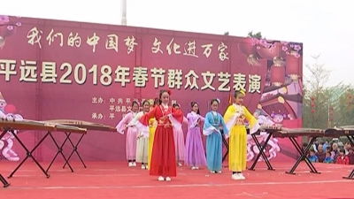 平远县人民广场举办精彩活动贺新春