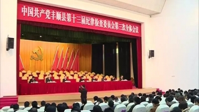 丰顺县纪委十三届三次全会举行第二次大会