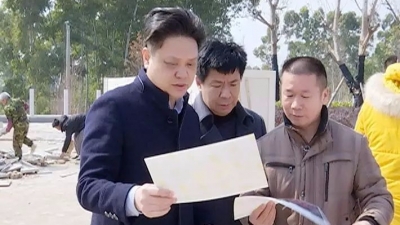 陈伟明率队调研蕉岭县市政基础设施建设