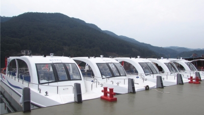 走起！长潭水库景区一批新游船 预计春节期间投入使用