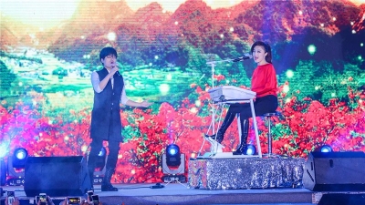 丰顺官溪村举行2018“春晚” 玖月奇迹激情献唱掀高潮！