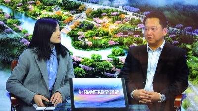 快讯丨梅州日报全媒体采风行走进梅江区 区委书记朱国城接受专访