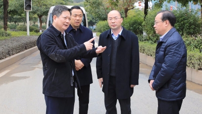 方利旭率队检查客都大桥建设情况和市容市貌