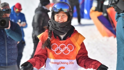 平昌冬奥会女子U型场地刘佳宇摘银  中国单板滑雪实现奖牌突破