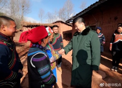 春节前夕，习近平总书记来到大凉山
