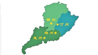 漫话客家丨客家地图