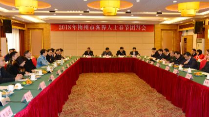 我市举行各界人士春节团拜会 谭君铁出席并讲话