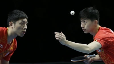 中国乒乓球男、女队挺进团体世界杯决赛