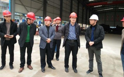 曾尚忠检查高陂水利枢纽工程安全生产工作