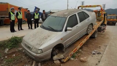 大埔公安深入开展“僵尸车”专项整治行动