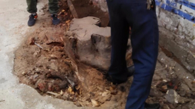 曾致小车侧翻，兴宁环城南路李子园路段“拦路虎”被清除