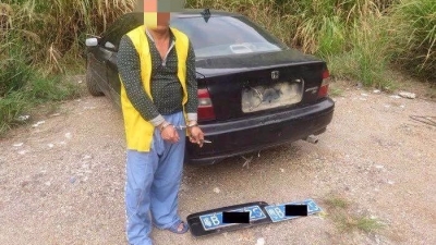 平远一男子无证驾驶报废轿车撞人逃逸，24小时内被捕