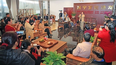 新春走基层丨兴宁文化沙龙燃起民间文艺热