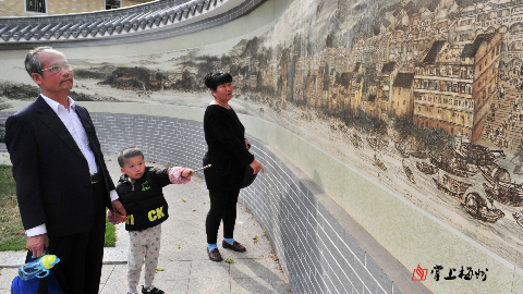 长30米、集30位书画名家半年创作！“海上丝绸之路——松口”瓷板画展出