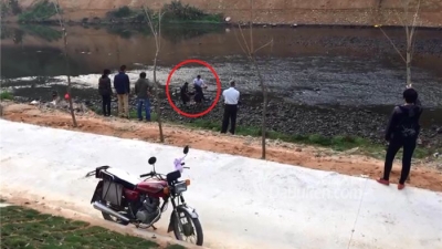 揪心！大埔男子骑车购买烟花不慎坠河  尸体今日被找到