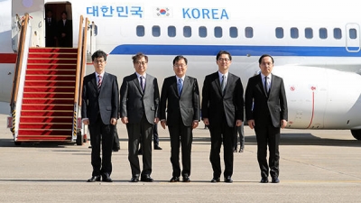 韩国访朝特使团访美归来 12日起将分别访问中日俄