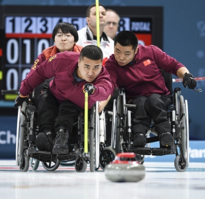 平昌冬残奥运，中国轮椅冰壶队创历史！实现中国代表团奖牌零的突破