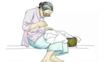 芳草地丨缝补衣服