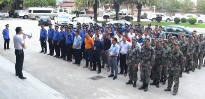 五华水寨开展琴江新城拆违行动