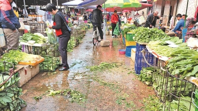 巩卫曝光台丨梅城瓜园菜市场“惨状”