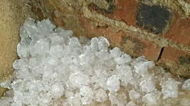 惊蛰时分，今日五华县华城镇部分村突降冰雹！