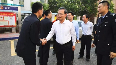 曾永祥、廖茂忠率队检查丰顺扫黑除恶专项斗争工作开展情况