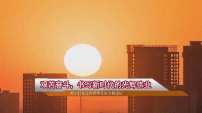 艰苦奋斗，书写新时代的光辉伟业