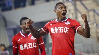 梅州客家2：1大连超越  中甲主场四连胜 并列积分榜榜首