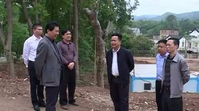 朱汉东到大麻调研大潮高速公路征地拆迁工作