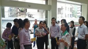 省残联到梅江区江南街道进行残疾人康复项目调研