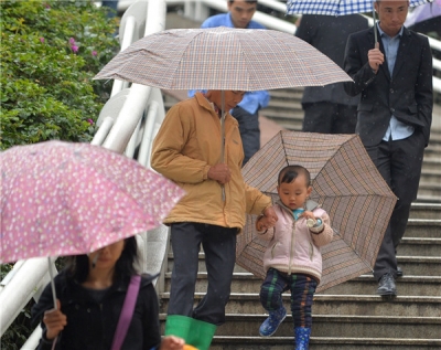 周二雨水渐歇转多云 周四起大雨卷土重来