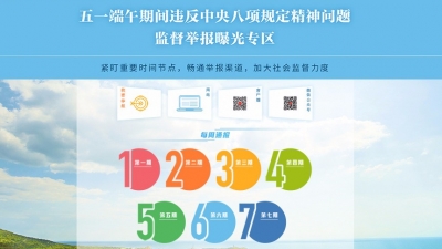 中央纪委国家监委网站推出两节期间“四风”问题曝光专区