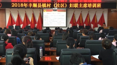 丰顺举办镇、村（社区）妇联主席培训班