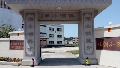 乡贤校友捐资办学，丰良镇仙洞小学新校门竣工了