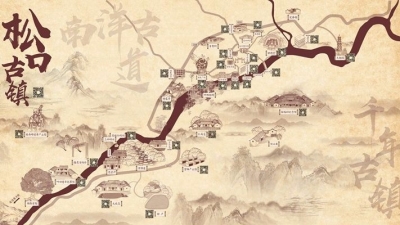 随身携带的“导游”！梅县区南口松口推出“会说话”的手绘旅游地图