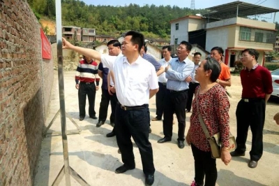 朱汉东调研大埔基层党组织和新农村示范村建设工作