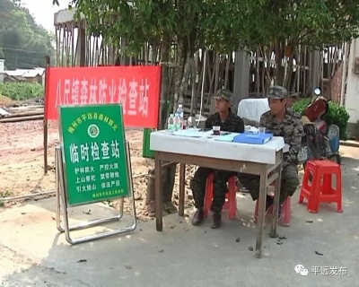 平远：全力做好清明期间森林防火工作