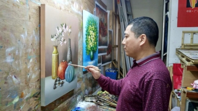 草根者说丨蕉岭画廊小老板王胜东的油画人生