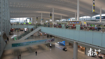 旅客出行更轻松！广州白云机场2号航站楼和综合交通中心今日启用