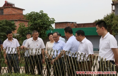 余其豹率队到兴宁合水镇调研新农村建设工作