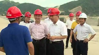 林少春到大埔检查韩江流域防汛备汛工作