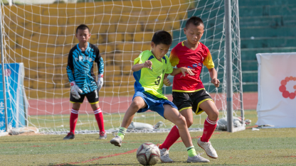广东五人足球争霸赛梅州赛区落幕，梅江区人民小学夺两冠