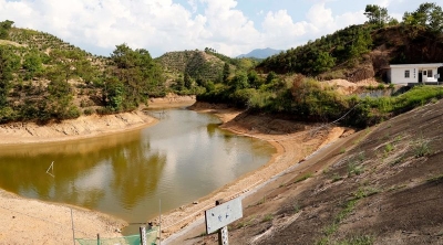 五华龙村镇近2万亩农田受旱 干群齐心抗旱