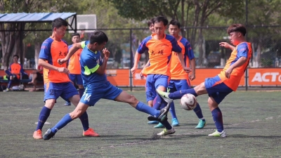 “五四青年杯”A组赛事结束，大埔队1:1梅县队 