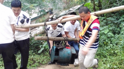 屡禁不止！大埔青溪水库又见电鱼 我市渔政部门现场执法