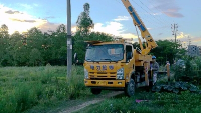 强对流袭梅致多条线路跳闸，供电部门投入近千人次抢修