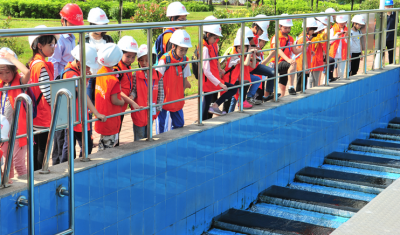 小记者林梓浩作品丨参观水厂