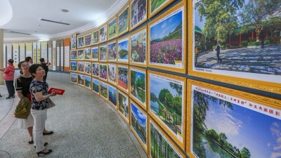 梅江区举办职工书画摄影作品大赛暨联展活动