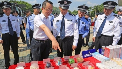 陈敏出席2018梅州公安警察开放日